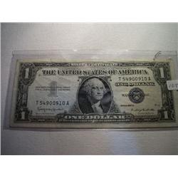$ 1.00 SILVER CERTIFICATE
