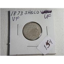 1873 SHIELD NICKEL