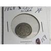 Image 1 : 1868 3 CENT NICKEL