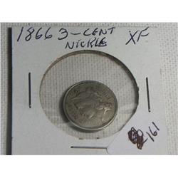 1866 3 CENT NICKEL