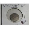 Image 1 : 1866 3 CENT NICKEL