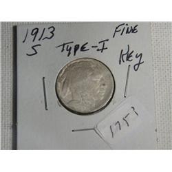 1913-S BUFFALO NICKEL