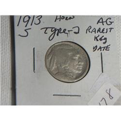 1913-S BUFFALO NICKEL