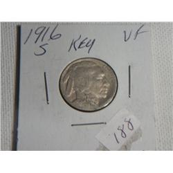1916-S BUFFALO NICKEL