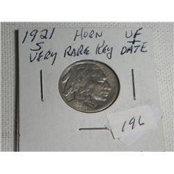 1921-S BUFFALO NICKEL