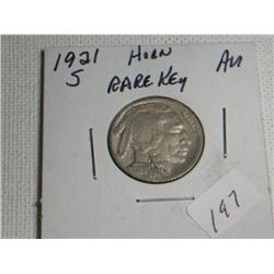 1921-S BUFFALO NICKEL