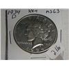Image 1 : 1934-D PEACE DOLLAR