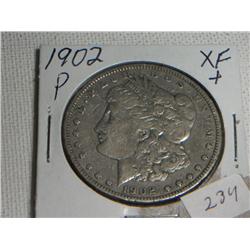 1902-P MORGAN DOLLAR