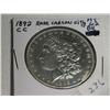 Image 1 : 1892-CC MORGAN DOLLAR