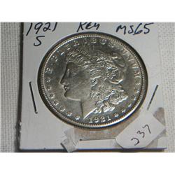 1921-S MORGAN DOLLAR