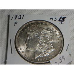 1921-P MORGAN DOLLAR