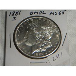 1881-S MORGAN DOLLAR