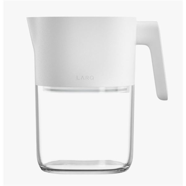 LARQ PUREVIS 1.9L SELF CLEANING UV WATER FILTER PITCHER, RETAIL $174