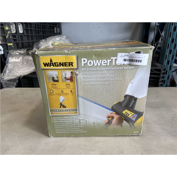WAGNER POWER TEX PAINT SPRAYER