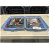Image 1 : 2 TRAYS OF ASSORTED DRILL BITS, SHAPING BITS AND MORE