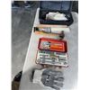 Image 3 : STANLEY TOOLS BOX W/ TOOLS AND RATCHET SOCKET SET