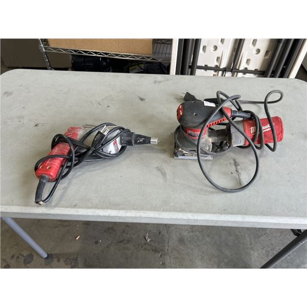 MILKWAUKEE SANDERS AND DRYWALL SCREW GUN. WORKING