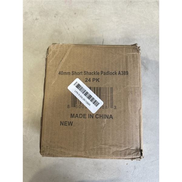 24 PACK 40 MM SHORT SHACKLE PADLOCKS