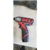 Image 3 : MILKWAUKEE 18V SAWZALL AND M12 IMPACT DRIVER. WORKING