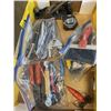 Image 2 : LOT OF HAND TOOLS INCLUDING VICE GRIPS, TAPE MEASURERS, PIPE CUTTERS
