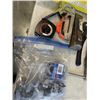 Image 3 : LOT OF HAND TOOLS INCLUDING VICE GRIPS, TAPE MEASURERS, PIPE CUTTERS