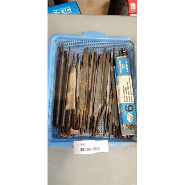 2 TRAYS OF DRILL BITS AND FILES