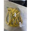 Image 1 : APPROX 75 FOOT HEAVY DUTY LIGHTED YELLOW EXTENSION CORD. 12AWG/3C