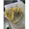 Image 2 : APPROX 75 FOOT HEAVY DUTY LIGHTED YELLOW EXTENSION CORD. 12AWG/3C