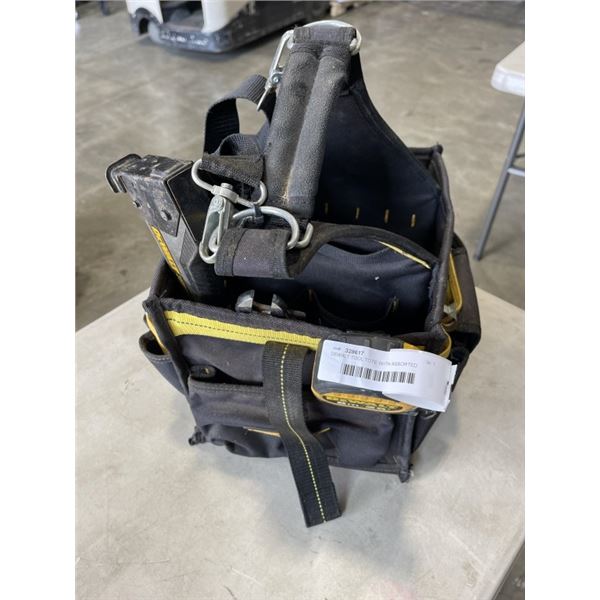 DEWALT TOOL TOTE WITH ASSORTED HANDTOOLS