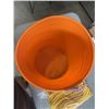 Image 2 : NEW HOME DEPOT BUCKET AND LARGE PACK OF RUBBER GLOVES