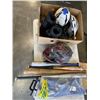 Image 1 : ASSORTED SPORTS EQUIPMENT INCLUDING FULL FACE HELMET
