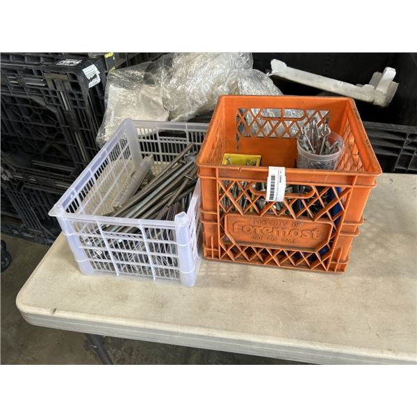 2 CRATES OF READY ROD, BOLTS ETC