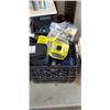 Image 3 : 2 CRATES AND BUCKET OF ASSORTED TOOLS, HARDWARE, ETC