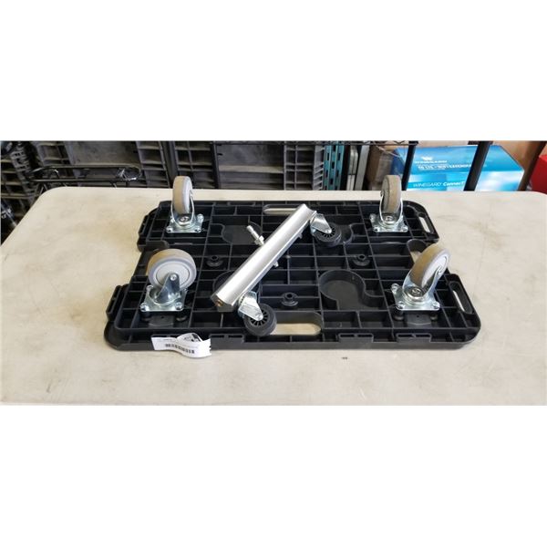 4 WHEEL PLASTIC DOLLY AND PRESSURE WASHER DRIVEWAY ATTACHMENT