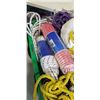 Image 2 : GREEN TOTE OF ASSORTED ROPES - SOME NEW