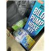 Image 4 : TRAY OF BETTER BOAT ITEMS INCLUDING TRAILER HITCH BALL MOUNT, ADJUSTABLE BOAT SEAT PEDESTAL, BILGE P