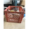Image 2 : 2 CRATES OF SAFETY MASKS, WIRE, CAUTION TAPE AND MORE