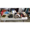 Image 1 : LOT OF ASSORTED POWER TOOLS,  HAND TOOLS, ACCESSORIES, ETC