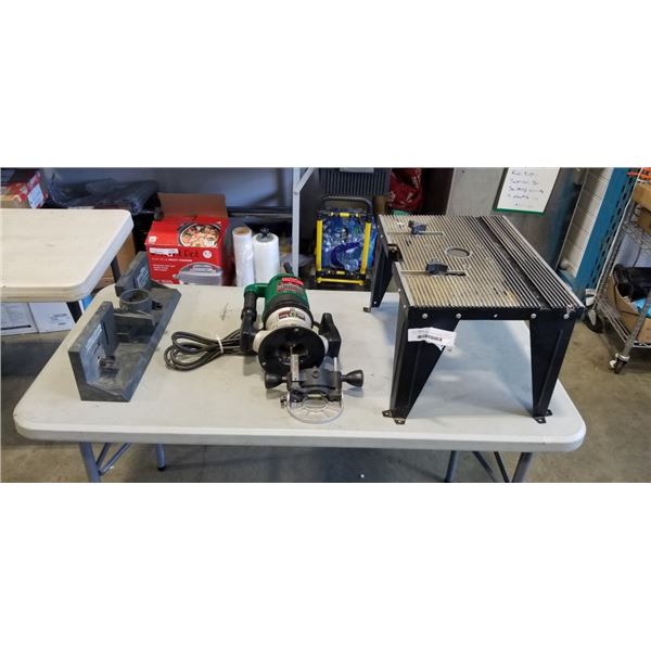 CRAFTSMAN 90 SERIES ROUTER DRILL WITH STAND AND JIG. WORKING