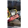 Image 3 : TOTE OF ASSORTED POWERTOOLS, LIGHTS, ETC