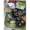 Image 2 : LOT OF FISHING GEAR - RODS, LARGE NET, AND TACKLE BOX