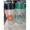 Image 2 : 7 VACUUM SEAL CANNISTERS, GLASS DISPENSER, ETC