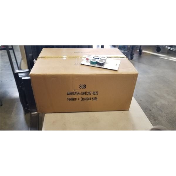NEW CASE OF ELECTRICAL TESTERS WITH 4PC ELECTRICAL TAPE, 144 SETS TOTAL
