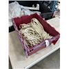 Image 1 : CRATE OF ASSORTED POLY ROPE