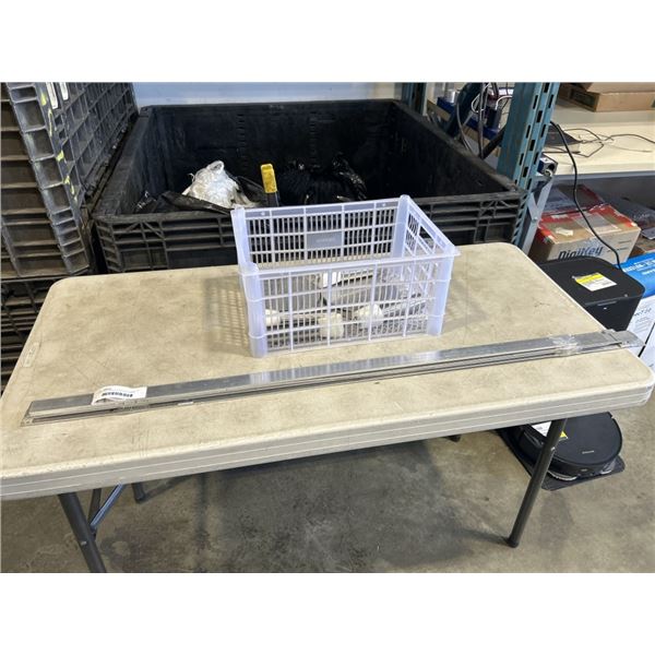 STAINLESS BARS, PLATES AND RUBBER STOPPERS