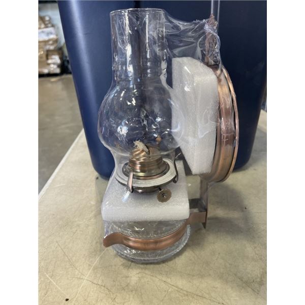 4 NEW OIL LAMP WALL SCONCE LIGHTS W/ EXTRA NEW WICKS