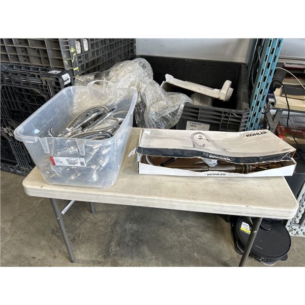 TOTE OF SINK FAUCETS