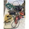 Image 1 : ASSORTED POWER TOOLS IN TOTE, SANDERS, PLANER ETC