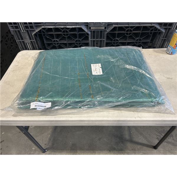 NEW 36 X 20 GREEN TARP, NO GROMMETS