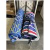Image 1 : 2 ROLL UP BEACH MATS WITH BUILT IN PILLOWS